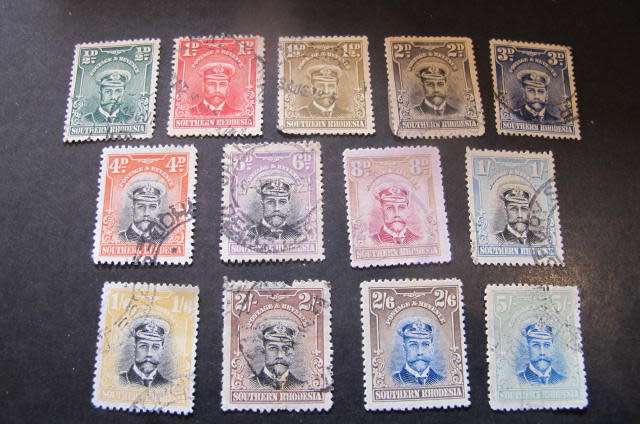 Southern Rhodesia - 1924 to 1929 Definitive Part Set